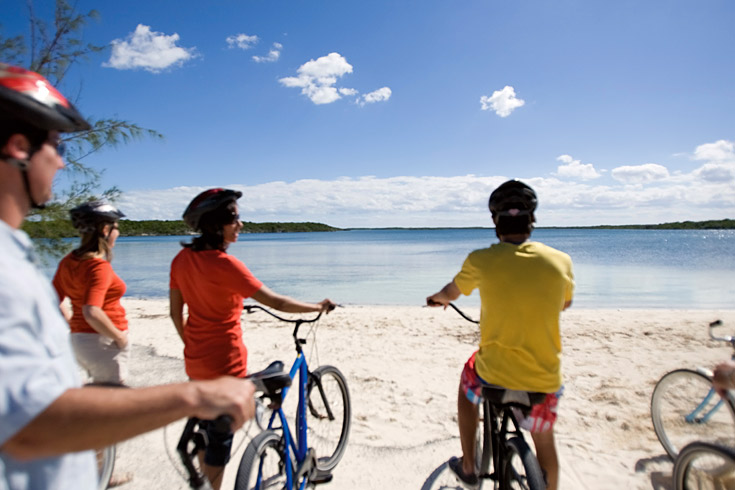 Take a leisurely bike ride through the many scenic bike trails along the shore.